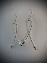 Ribbon Earrings with Bead