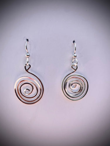 Circle Spiral Earrings