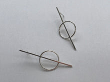 Stick and Circle Earrings